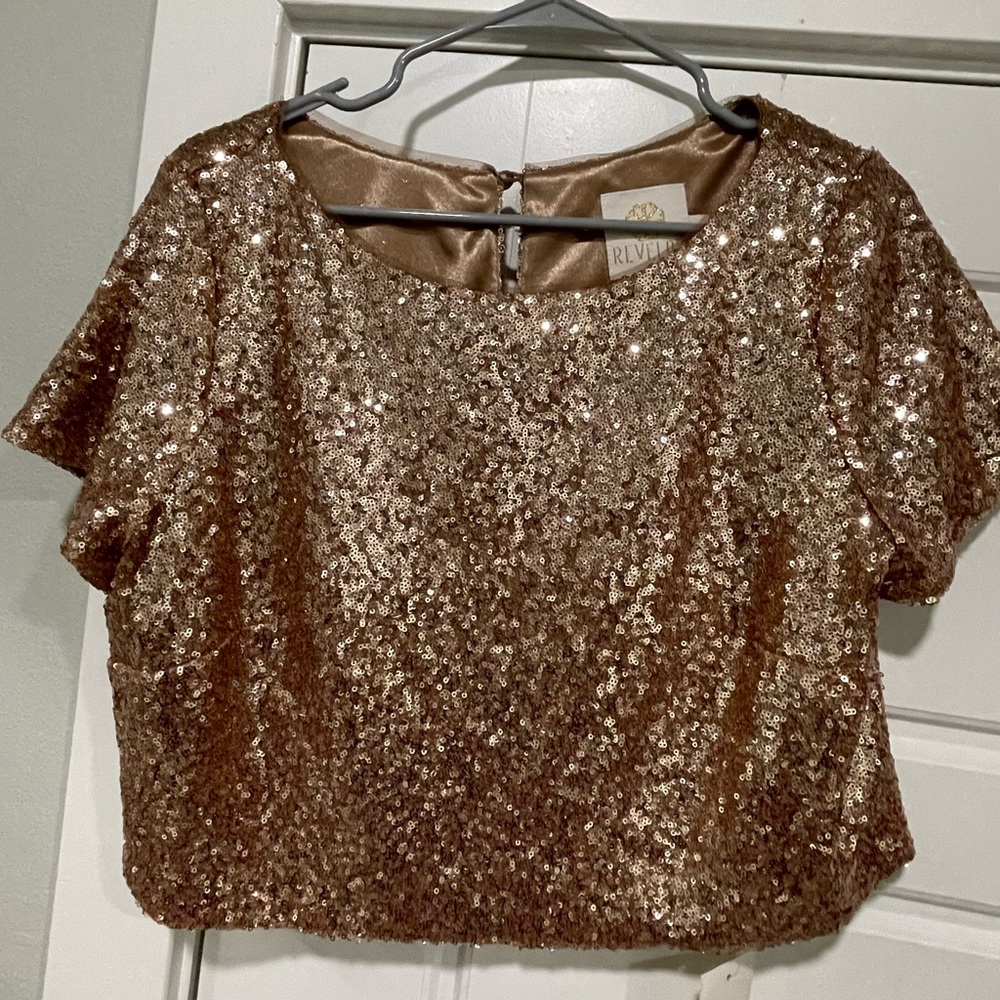 Bandie Sequin Top